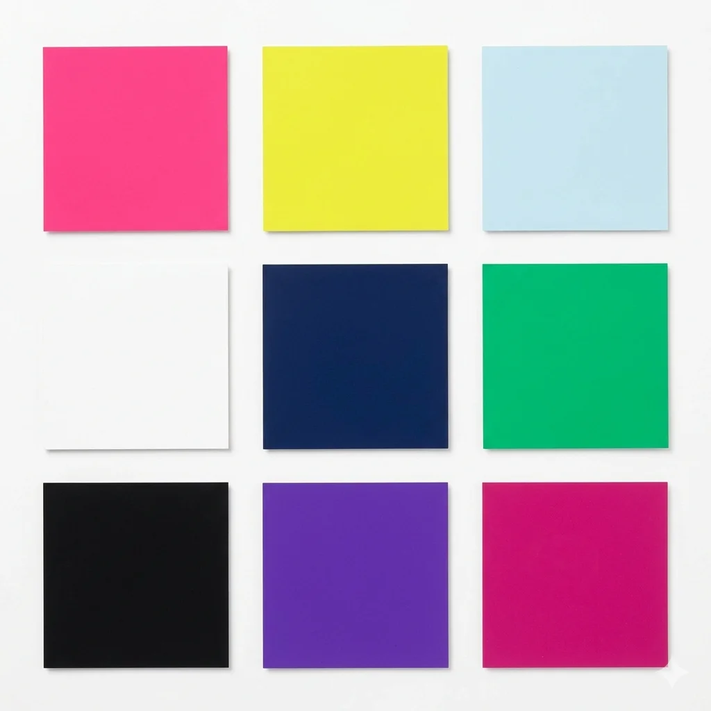 Bright Winter (Clear Winter) color palette swatches for seasonal color analysis, featuring hot pink and icy blue.