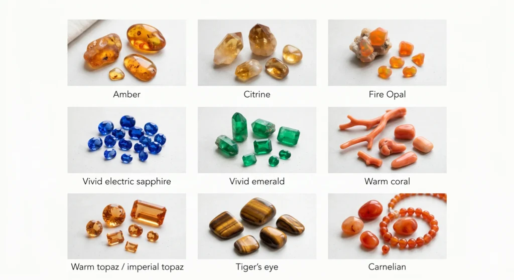 gems to avoid for soft summer jewlery
